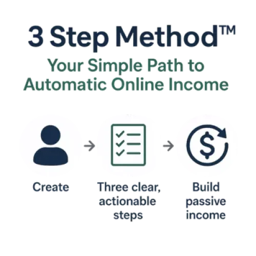 3 Step Method™ – Your Simple Path to Automatic Online Income